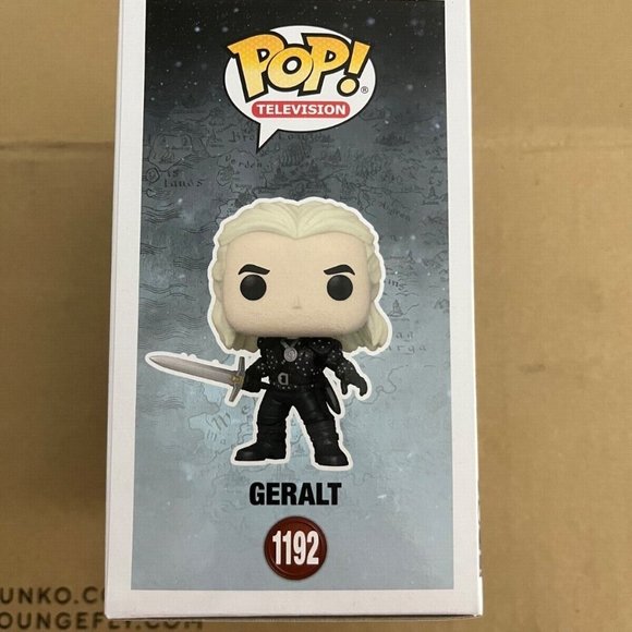 Funko Pop! The Witcher Geralt ~ #1192 ~ Ltd Ed CHASE ~ Brand New In Box! - Picture 5 of 6
